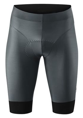 Gonso SQlab GO M, Pantalon de cyclisme pour homme, Collant avec rembourrage d'assise ergonomique SQlab, Coupe innovante sans couture latérale, Coupe moulante, Gris, XXL