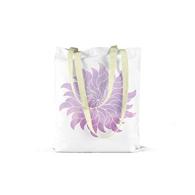 Bonamaison, Bolso De Mano Impreso, Bolso de la Compra Reutilizable, Bolso De Compras, Lavable a Máquina, Ecológico, Plegable, Bolso de Tela de Lona con Asas, 34X40 Cm - Diseñado y Fabricado en Turquía