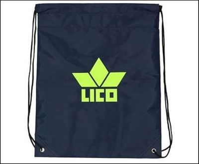 Lico Unisex barnsportväska, marinblå/citron, marinblå/citron, 1