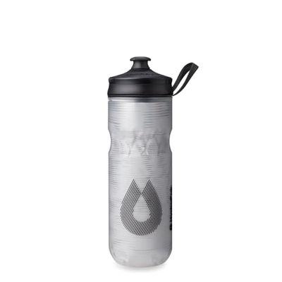 HydraPak Polar Sport Borraccia Termica - Borraccia Sportiva e da Bici schiacciabile, con maniglia, senza BPA (White, 20oz)