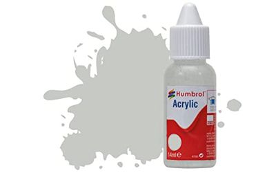 Humbrol Vernice acrilica No.247 RLM 76 Lichtblau Matt Flacone contagocce, Azzurro (De), 14 ml, Colore, 14ml, DB0247