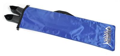 Best Divers Tas voor zwemvliezen POLY600 32 x 115 cm, uniseks, volwassenen, lichtblauw/koningsblauw