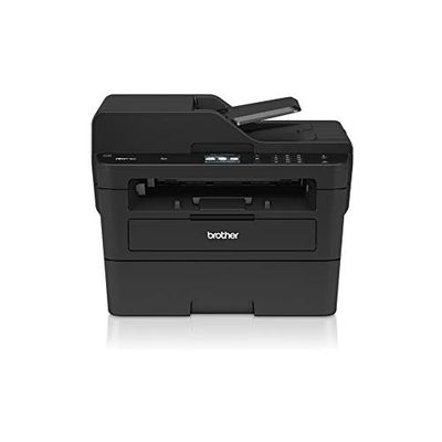 Brother MFC-L2750DW Stampante Multifunzione Laser 4 in 1 Bianco e Nero, Velocità di Stampa 34 ppm, Scheda di Rete Cablata, Wi-Fi, NFC, Fronte-Retro Automatico, ADF da 50 Fogli, Display Touchscreen
