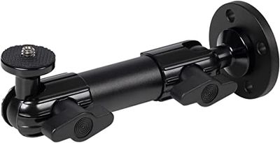 Elgato Wall Mount, braccio articolato orizzontale di alta qualità con filettatura da 1/4 pollice per fissare facilmente luci, fotocamere e microfoni, perfetto per streaming, videoconferenze e studi