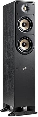 Polk Audio Signature Elite ES50 Enceinte Colonne Hi-Res, Compatible Dolby Atmos/DTS:X (Pièce) - Noire
