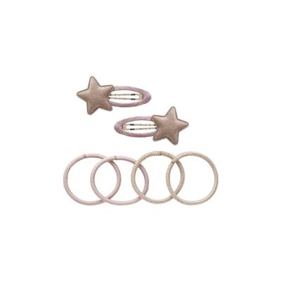 Clip and Hair Scrunchie Set Solo Star Mocha