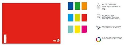 B&M Notebook Maxi A4 Color Basic 80Gr Kwadrat 4Mm, 1 szt