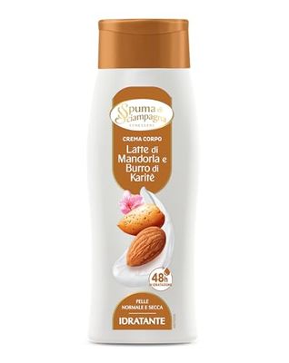 Spuma di Sciampagna Crème corps hydrodratant Lait d'amande et beurre de Karitè - 250 ml