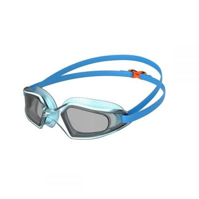 Speedo Unisex-ungdom hydropulse junior simglasögon, pool blå/chili blå/ljusrök, en storlek