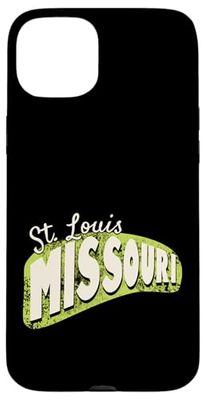 San Luis Missouri USA Destino de viaje Carcasa para iPhone 15 Plus