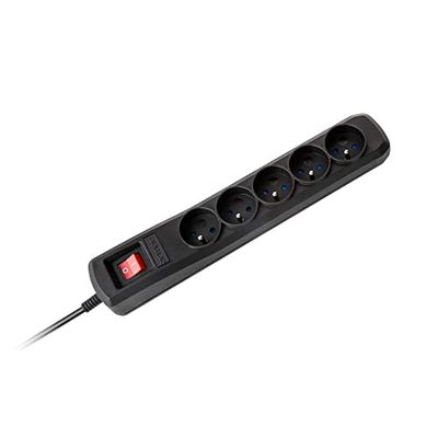 Lechpol Arco 5 tira de energía 1.5m negro arom marca