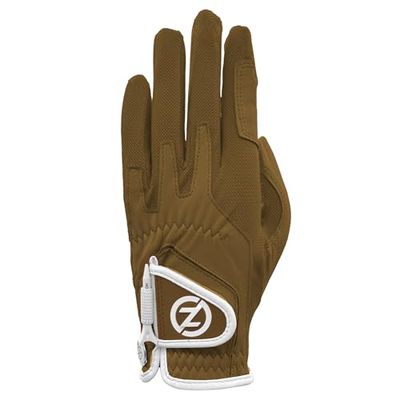 Zero Friction Kvinnors damer Cabretta Elite vänster hand golfhandskar, en storlek, brun