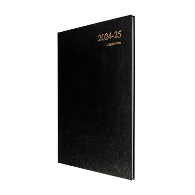 Collins Essential ESSA43M.99-2425 Agenda scolaire semainier pour étudiants et enseignants Noir Format A4