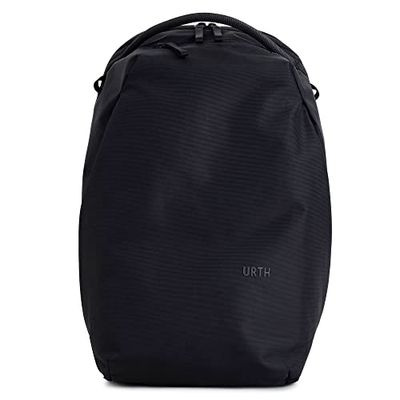 Urth Norite 24L Backpack – 15” Laptop Bag, Weatherproof + Recycled (Black)