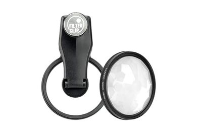 EXAPRO EXP-FCPZKL-02 - Clip de Filtro de Lente para Smartphone + Juego de filtros Kaleido, Efecto Prisma, para Filtro de Lente φ49 mm, Tipo Marco Giratorio, Compatible con iPhone/Android,
