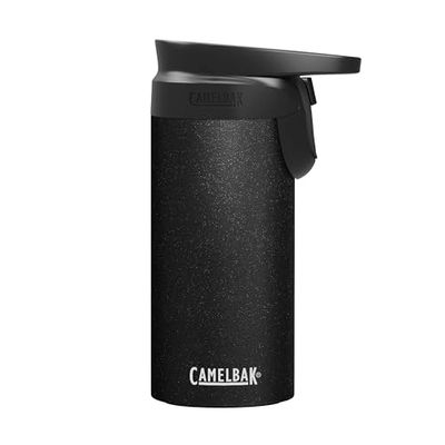 CAMELBAK Botellas de acero inoxidable con aislamiento al vacío Forge Flow Negro, 350ML