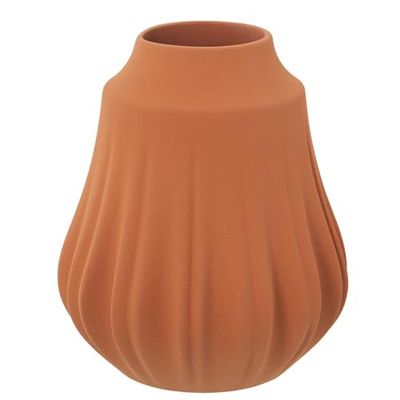 Alexandra House Living Jarrón Terracota Cerámica 20 x 19 x 23 cm