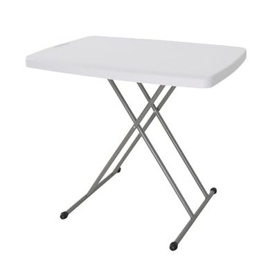 BigBuy Garden Mesa Plegable Blanco Acero HDPE 76 x 50 x 71,5 cm