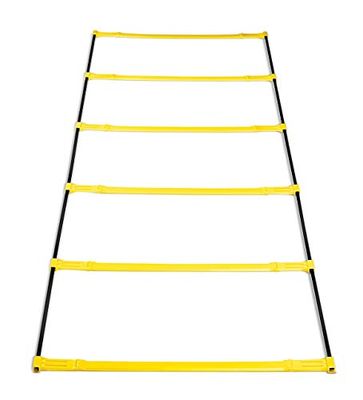 SKLZ Elevation Ladder, Scaletta per l'Agilità con Ostacoli Unisex-Adulto, Nero/Giallo, Taglia unica