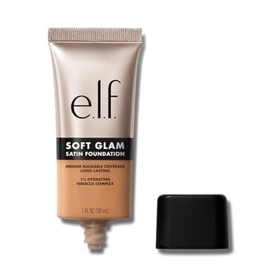 e.l.f. Soft Glam Foundation, Medium Coverage, Long-Lasting & Buildable Foundation For A Smooth, Satin Finish, Vegan & Cruelty-Free, 20 Light Cool