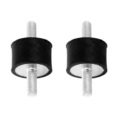 cyclingcolors 2x silent bloc mâle mâle M4x10mm M4x10mm 10x10mm anti vibration caoutchouc bâteau voiture amortisseur silencieux