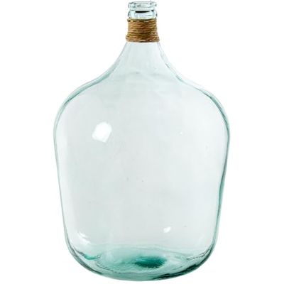 Alexandra House Living Vaas, transparant, glas, 37 x 55 cm