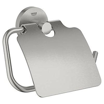 Grohe Essentials - Portarrollos, color supersteel (Ref.40367DC1)
