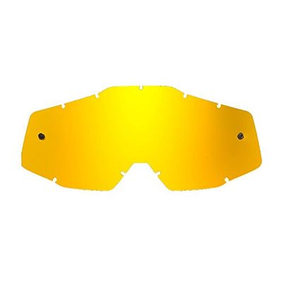 SeeCle SE-41S254-HZ lentilles de rechange pour masques or effet miroir compatible pour masque 100% Racecraft/Strata/Accuri/Mercury