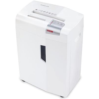 HSM shredstar X15 Destructeur de documents degré de sécurité 3 15 feuilles coupe en particules Blanc/Argent