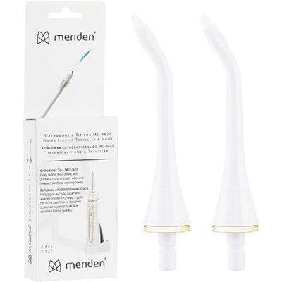 Końcówki zamienne końcówki do irygowania ortodontyczna dysza zamienna MDT-1613 Dysze zamienne do Meriden Irrigator końcówki ortodontyczne (Meriden Home & Travel MD-1622) (2 sztuki)
