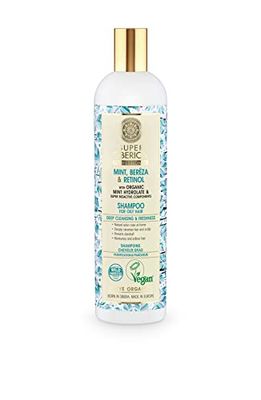 Natura Siberica Super Mint, bereza & retinol. Shampoo for Oily Hair, 400 ml