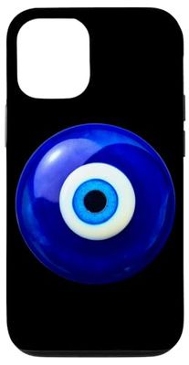 Evil Eye Charm Stone Blue Eye Symbol of Protection Talisman Case for iPhone 12/12 Pro