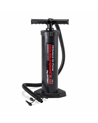 Intex 68615 - Pompa Manuale Double Quick Grande, Plastica, Nero, 45 cm
