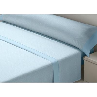 D'Or Parure de lit zèbre Bleu lit de 180 cm en Flanelle