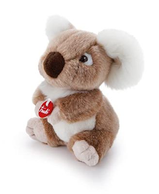Trudi Trudini 52186 Plüschtier Koala ca. 12 cm (Größe XS), hochwertiges Stofftier mit weichen Materialien, liebevolle Details, große Ohren, sehr flauschig, waschbar, Kuscheltier für Kinder, Hellbraun