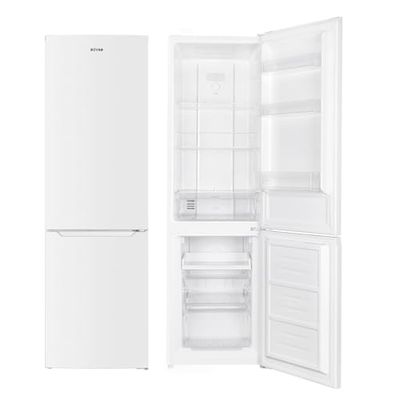 EDESA Frigorífico EFC-1821 ST WH/A con Congelador Frío Homogéneo y Regulación Electrónica Iluminación LED Capacidad Neta 262L Consumo Eléctrico 210 KWh/año Ancho 55 cm Color Blanco
