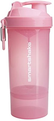 Smartshake Unisex – O2GO drinkfles voor volwassenen, roze, 800 ml, kunststof