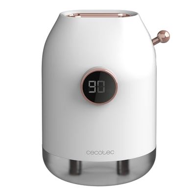Cecotec PureAroma 550 Cordless Aroma Diffuser Humidifier, 5000 mAh, 3 Operating Modes, Dual Output, 550 ml Reservoir, with Battery and Display, Aromatherapy