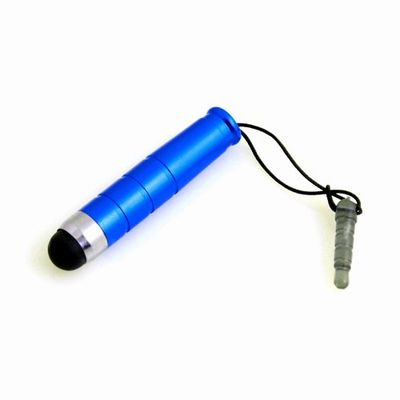 System-S Mini Stylus Touch Pen capacitief scherm invoerpen in blauw voor Apple iPhone 3G 3GS 4 4S 5 iPad 1 2 3 Mini iPod Touch