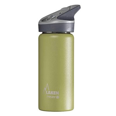 Botella térmica acero inox. 18/8-0,5L - Kaki