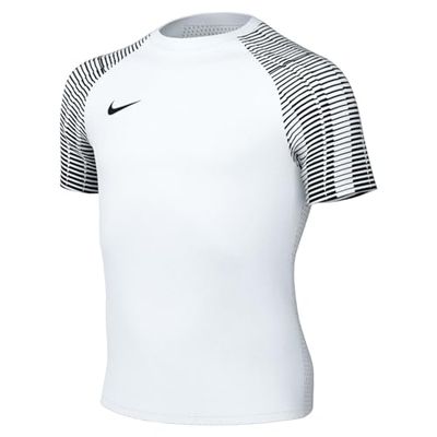 Nike Unisex Niños Camiseta de Fútbol de Manga Corta Y Nk Df Academy Jsy Ss, Blanco y Negro, DH8369-104, S