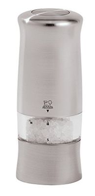 Peugeot Zeli Macinasale Elettrico, Acciaio, 5.6x5.6x14 cm