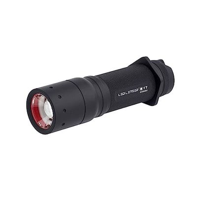 Ledlenser TT Tattica torcia tascabile LED, 280 lumen, portata luminosa di 220m, robusto alloggiamento inmetallo, messa a fuoco regolabile, uso con 3 batterie AAA, caccia, pesca, outdoor