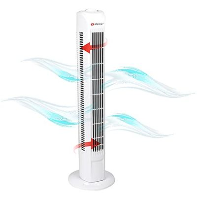 Alpina Torenventilator - 45 Watt - 78 cm - Oscillerend - Wit