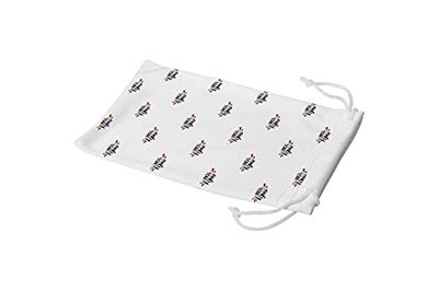 Bonamaison Imprimé Numériquement Lunettes Étui avec Cordon de Serrage, 100% Coton, Sac Lunettes, Pochette à Lunettes, 1 Pièce, Taille: 11x19 Cm