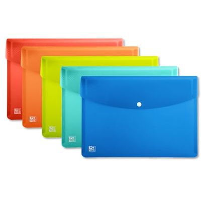 Lot de 5 enveloppes en polypropylène Oxford