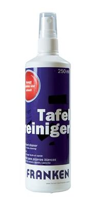 FRANKEN U-ActLine ZU1915 - Spray de limpieza de pizarra blanca a base de agua, 250 ml, para todas las superficies de pizarra blanca de borrado en seco