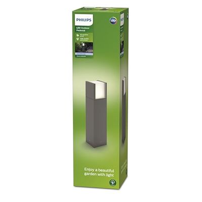 Philips luminaire extérieur LED borne Arbour anthracite lumière blanc froid