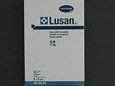GASA LUSAN 20 x 20 cm 25 UDS, zwart, standaard