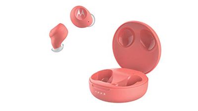 Motorola VerveBuds 250 – Auricolari wireless Bluetooth in Ear True Wireless – Portatile – 18 Ore – Impermeabile IPX5 – Touch Control – Compatibile con Alexa, Siria, Google – Rosso